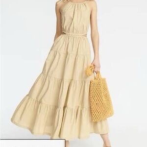 J. Crew Harbor side-cutout dress